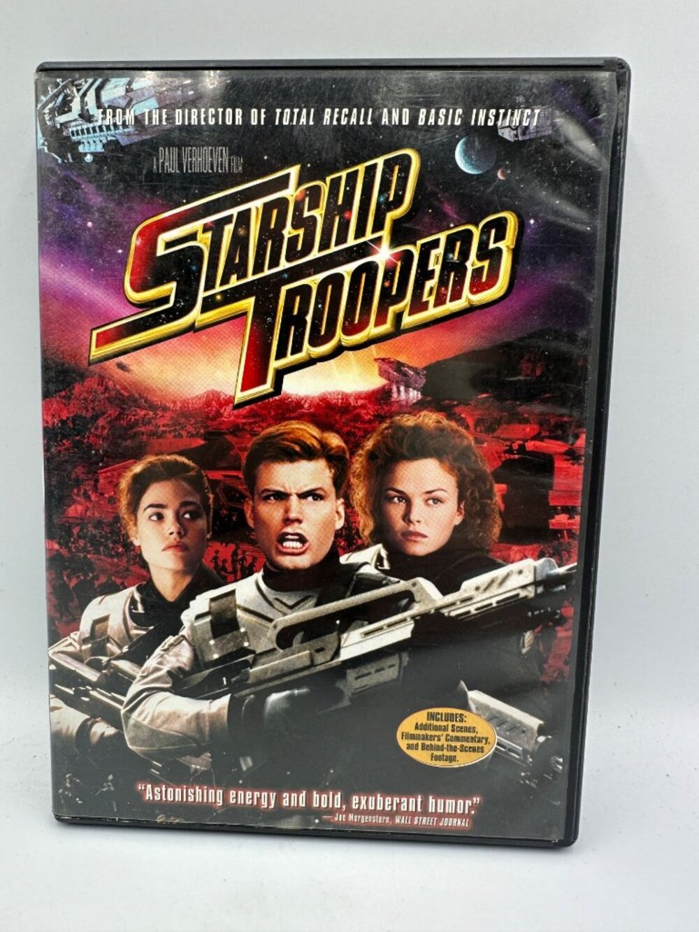 Starship Troopers DVD 1997 R Casper Van Dien Columbia TriStar Home Video Release